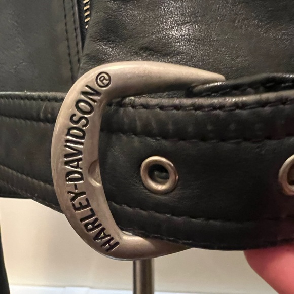 Rare, vintage, thick Harley Davidson Riding leather jacket. - Picture 4 of 12